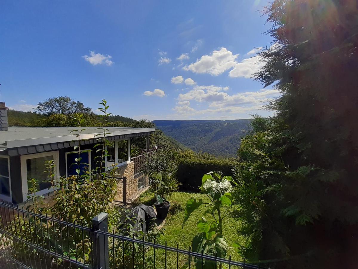 Bungalow Schwarzatalblick In Bad Blankenburg Ortsteil Boehlscheiben Buitenkant foto